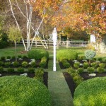 Formal garden.