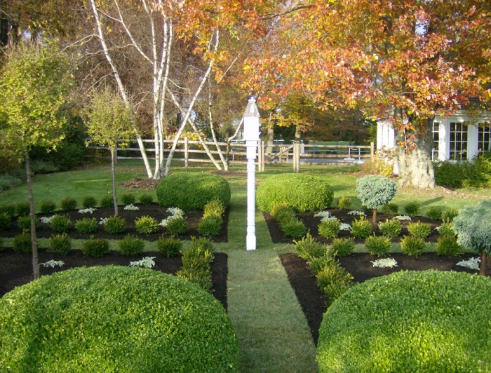 Formal garden.